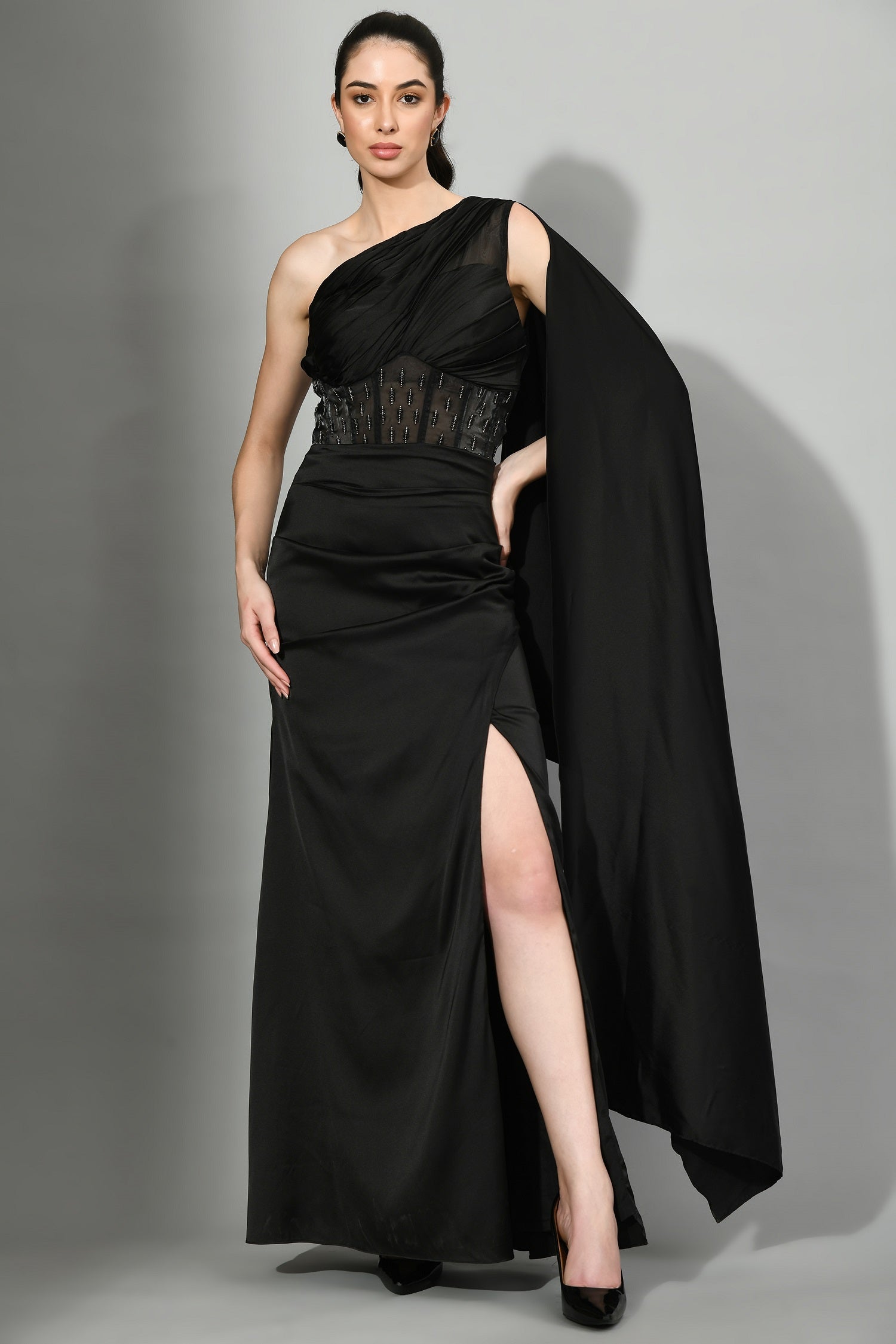 one shoulder saree dress Pernia's Pop Up Shop