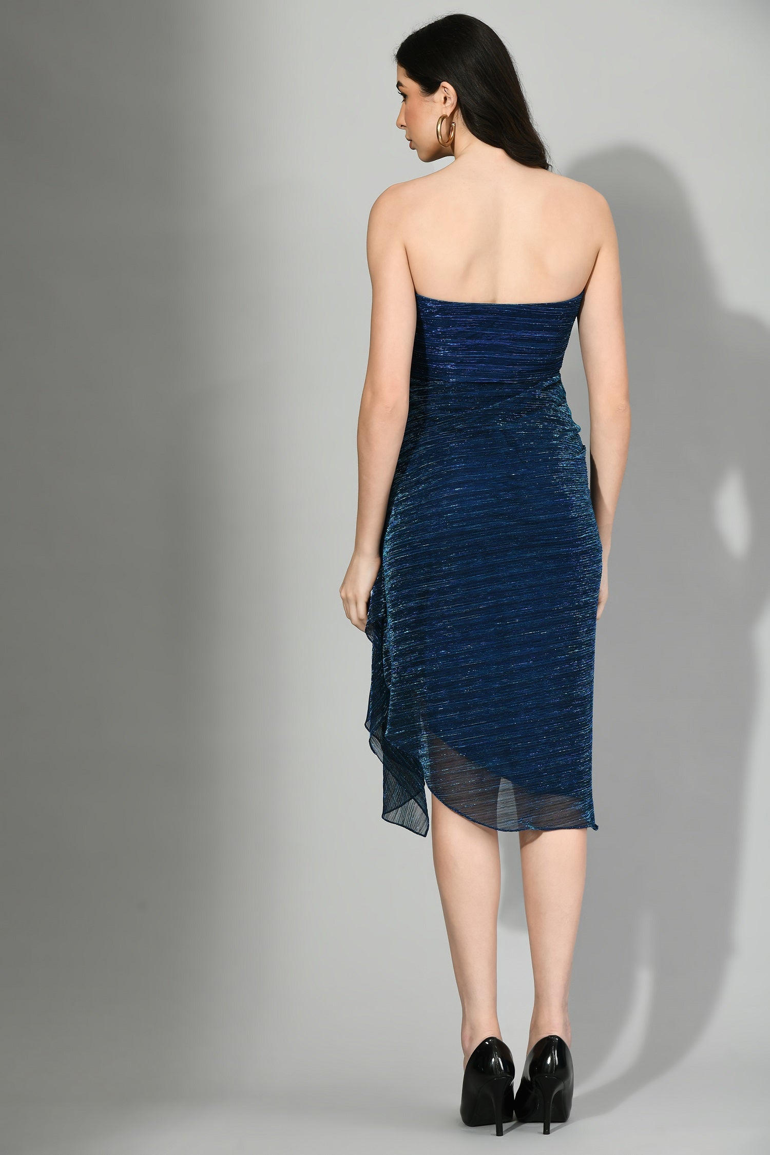 Draped Off-Shoulder Stunner Dress for women, Backless Dress for women, Cold Shoulder Dress for women, Wrapped Dress for women, skirt dress for women, Western skirt outfit for women, Western skirt dress for women, Sunanta Madaan, Skirt Dress Near Ajmer