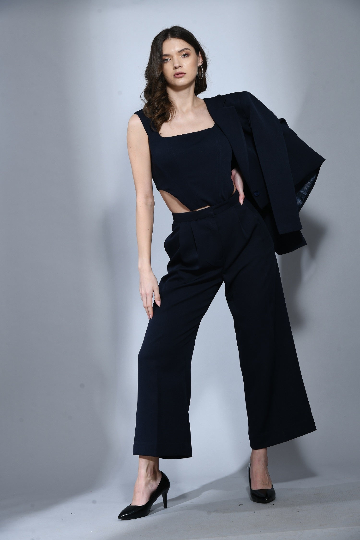 Clothing Designer. Co Clothing, Blazer for Women, Designer Blazer, Crop Blazer, Blazer for Ladies, Near me, Trending, Bollywood style, celebrity, celebrity style, christmas, winter holidays, Corset, Formal Wear for ladies, Formal clothes for ladies, Formal wear for women in Gurgaon, Blue Blazer, Formal Blazer, Cropped Blazer, Designer Blazer, Designer Suit, Formal Wear for girls