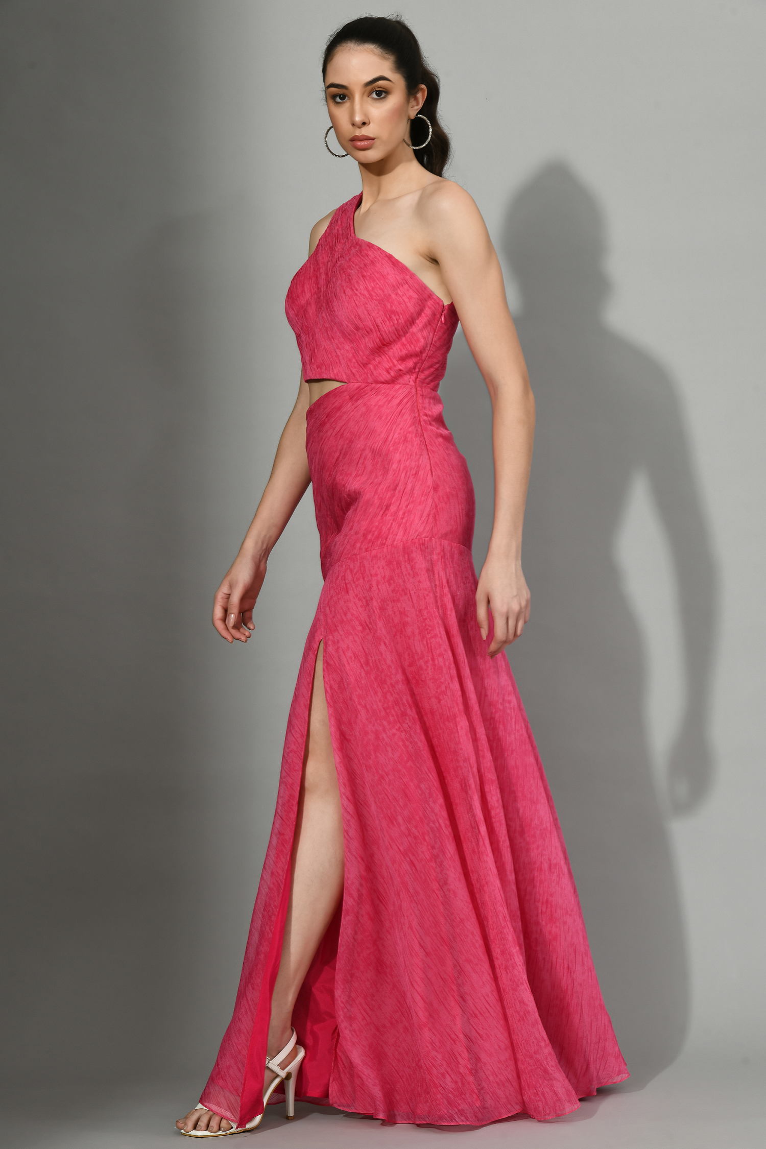 Elegance Long Gown, Transitional long gown for women, Vacation long gown for women, Festive season long gown for women, Strait Cut Gown for women, Bollywood long gown for women by sunanta madaan, Claremont High-fashion long gown