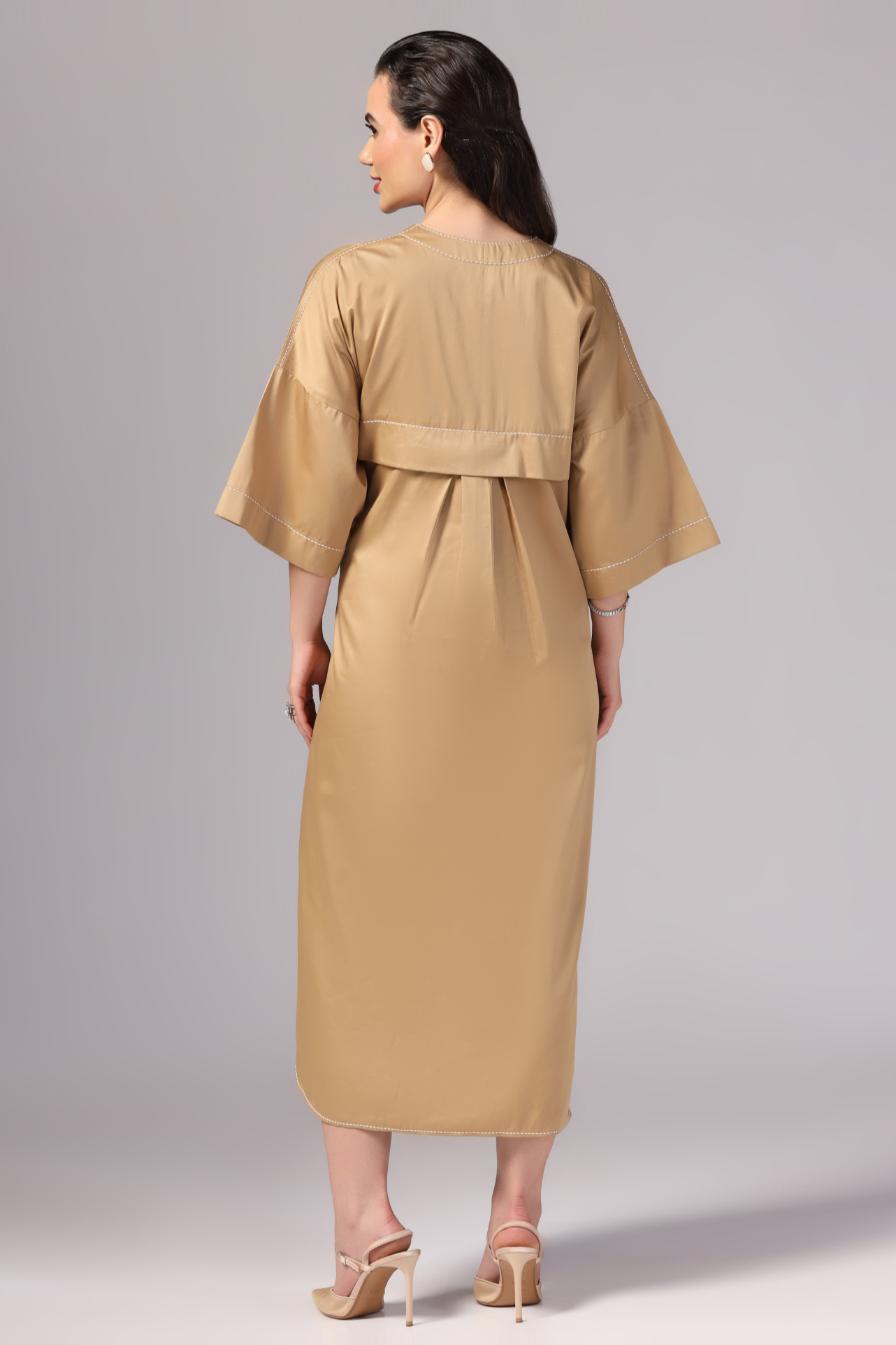 Long boho dress, High-low long dress, Long button-down dress, Long formal evening Dress, Long shirt dress, Long cotton dress, Sunanta Madaan