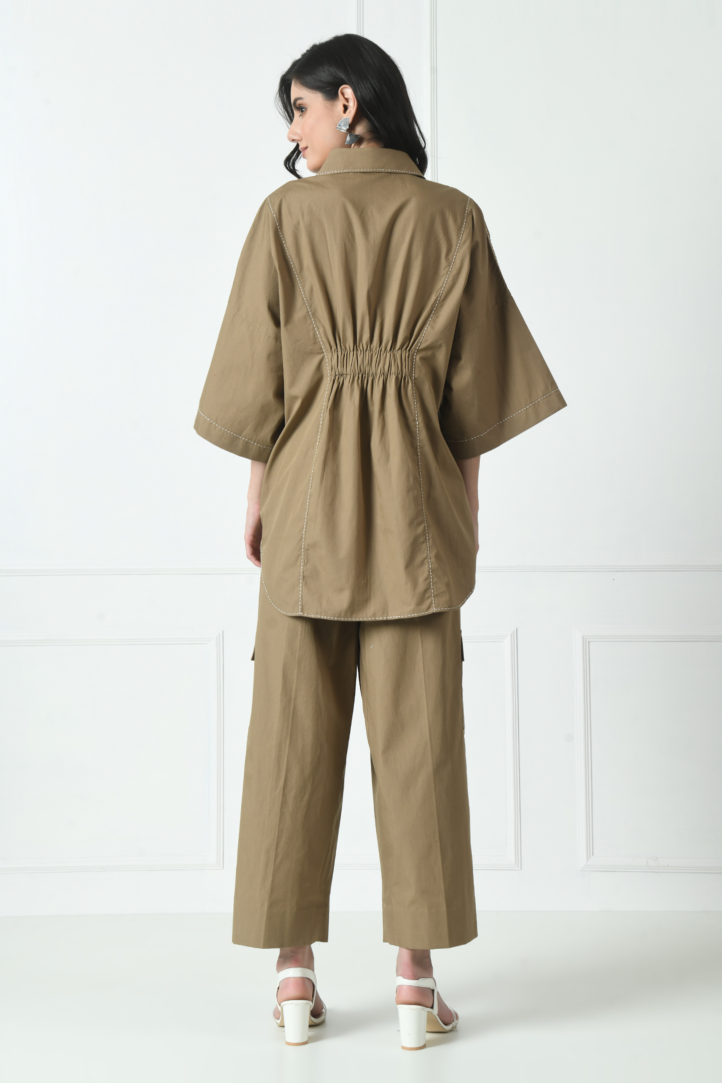 Cotton Coord Set for Women, Coord Set, Brown color Coord Set, Sunanta Madaan, Coord Set