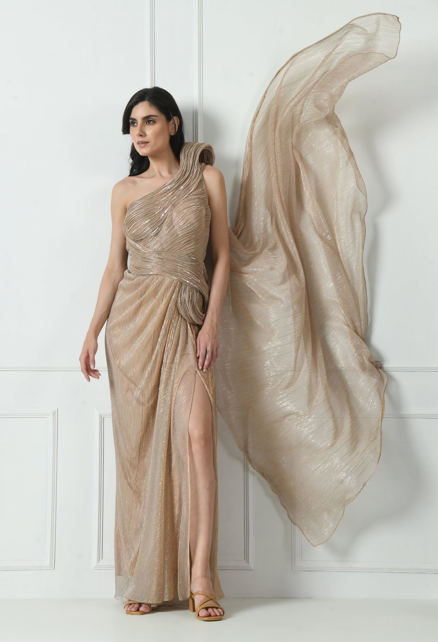 Evening Gown for women, Wedding Gown for women, Cocktail Gown for women, Bridal Gown for Women, Party Gown for women by Sunanta Madaan, Near Me, Crepe Gown, Trending Gown