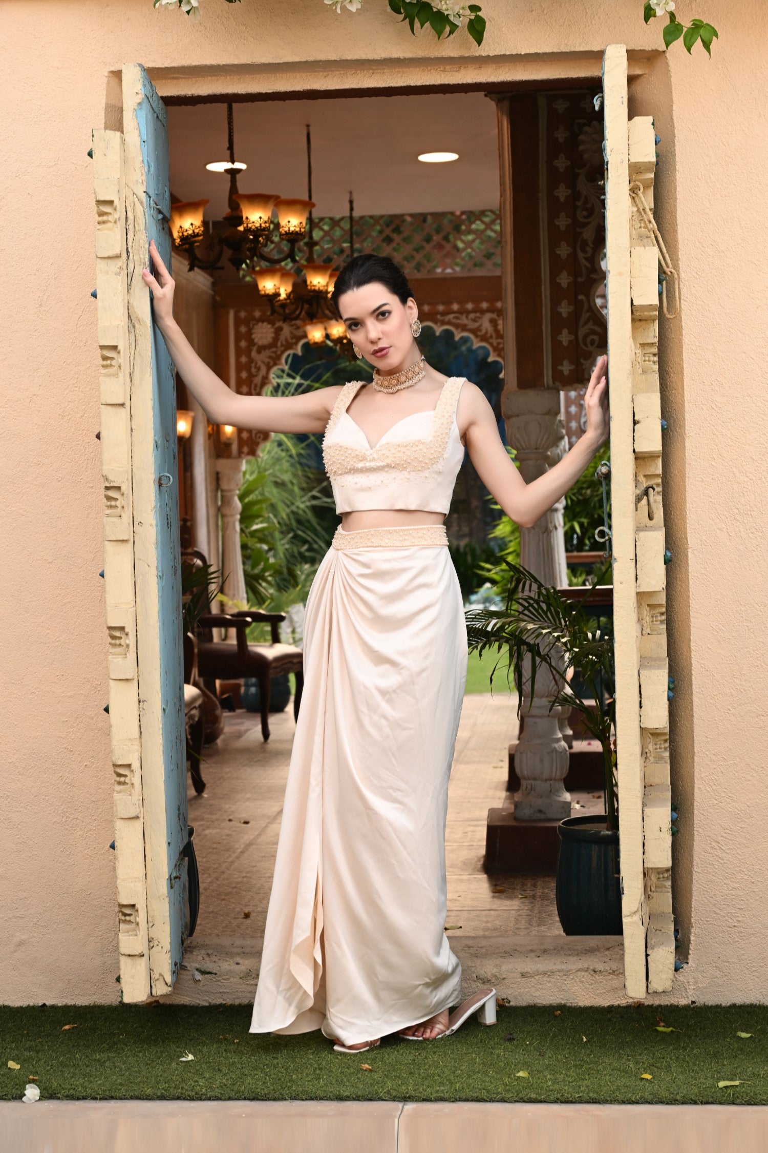 Indo-western party wear skirt dress, Occasion Wear Skirt, Modern Look, New Design Skirt, Trending Look 