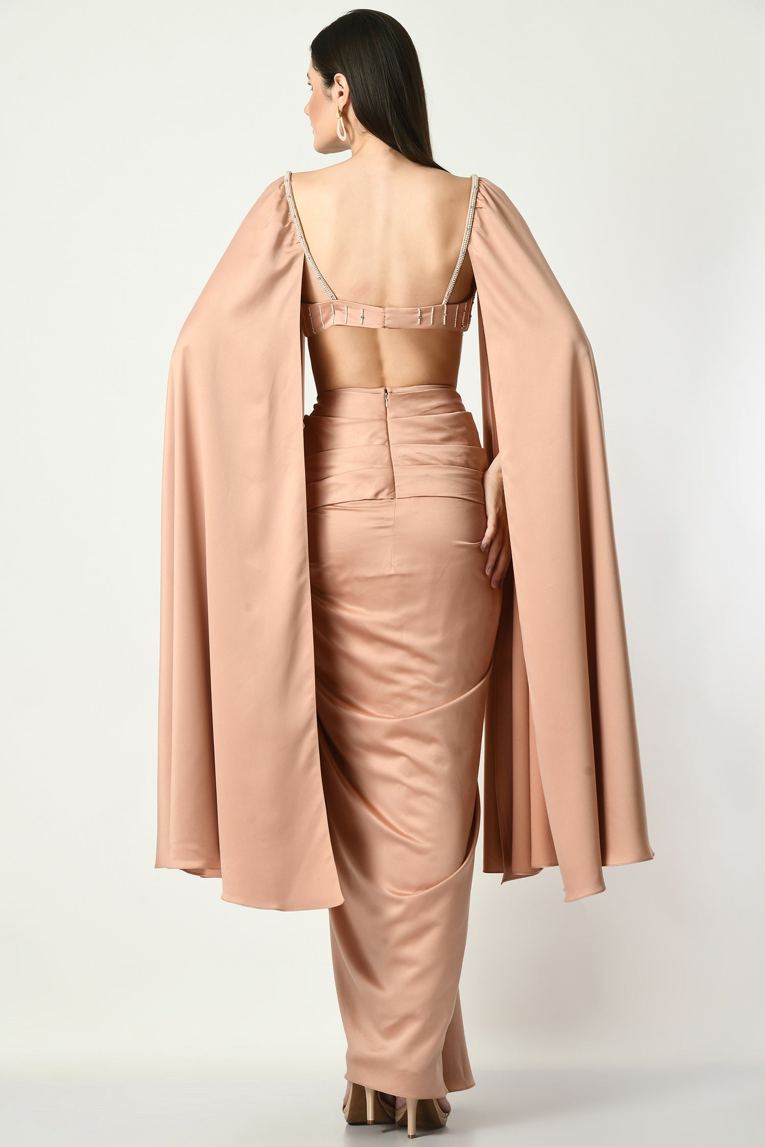 Indo-Western Skirt Dress by Sunanta Madaan – Elegant Fusion Wear for Women | Designer Skirt Dress for Weddings, Parties & Festive Occasions | Trendy Ethnic Contemporary Outfit