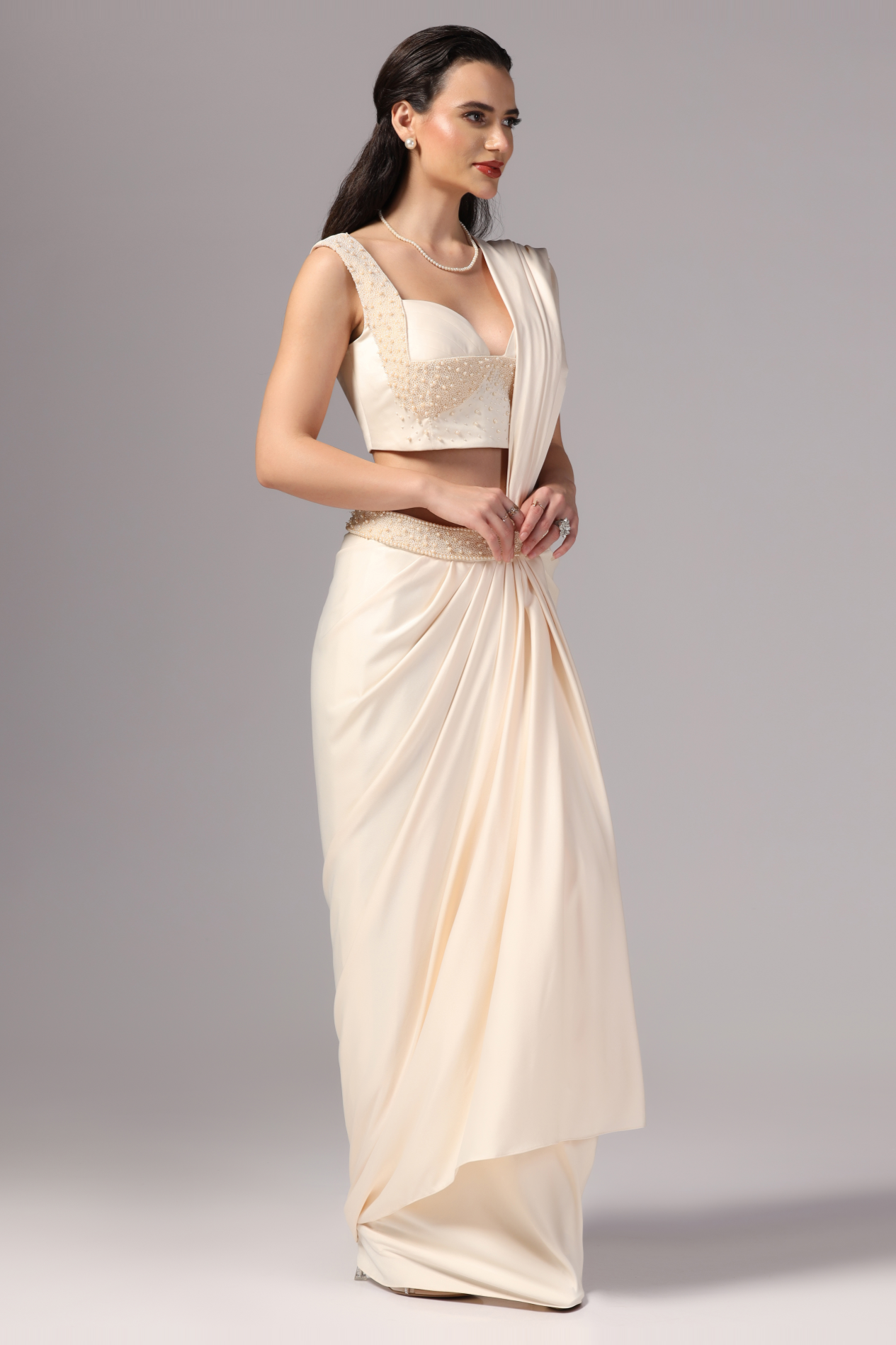 Cocktail Dress for women, Fashionable Saree, Saree for Women, Festive Wear Saree, Indo Western Saree, Designer Saree, Traditional Look, Sunanta Madaan