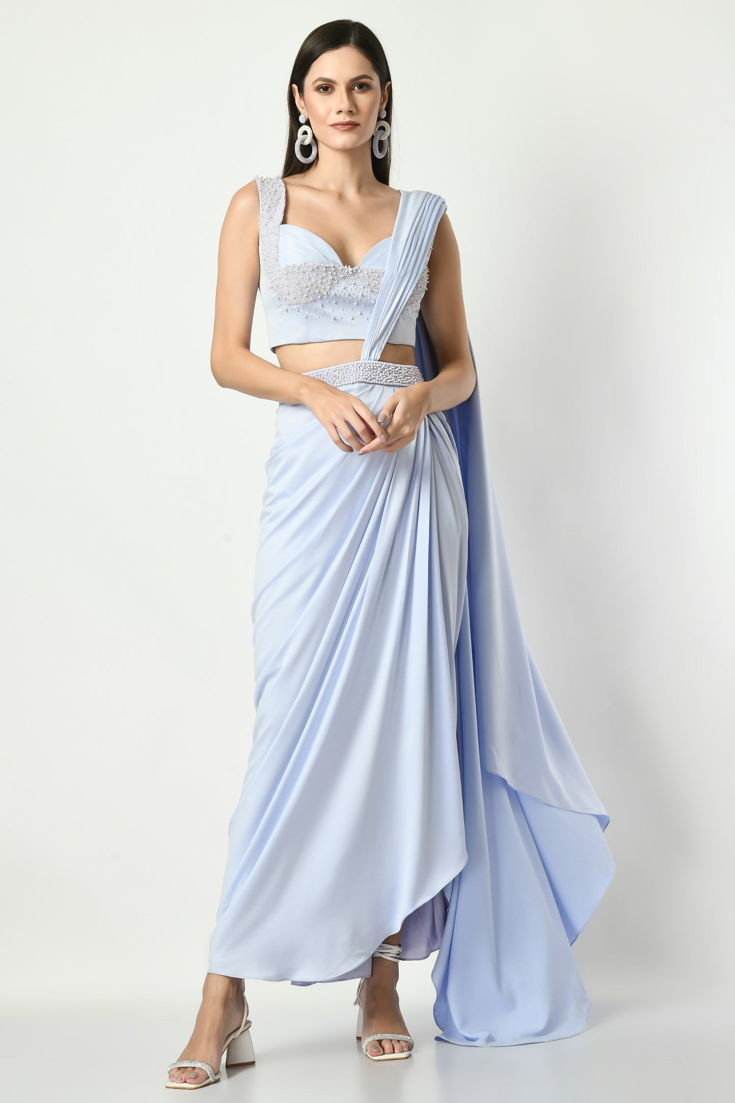 Lavender Indo Western saree for women by Sunanta Madaan, featuring a pre-draped silhouette with intricate hand-embroidered blouse design – perfect for weddings & receptions. Saree for women
Saree Blouse
Saree blouse designs
Saree for farewell
saree readymade
Saree design
Saree for bride
Saree dress
Saree Collection
Saree for women weddings