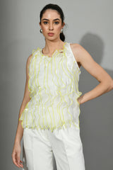 Ruffle top for women, Women’s ruffle top, Stylish ruffle top for women, Fashion ruffle top for women, Designer ruffle top for women, Casual ruffle top for women, Elegant ruffle top for women by sunanta madaan, Ruffle Top Near Vadodara