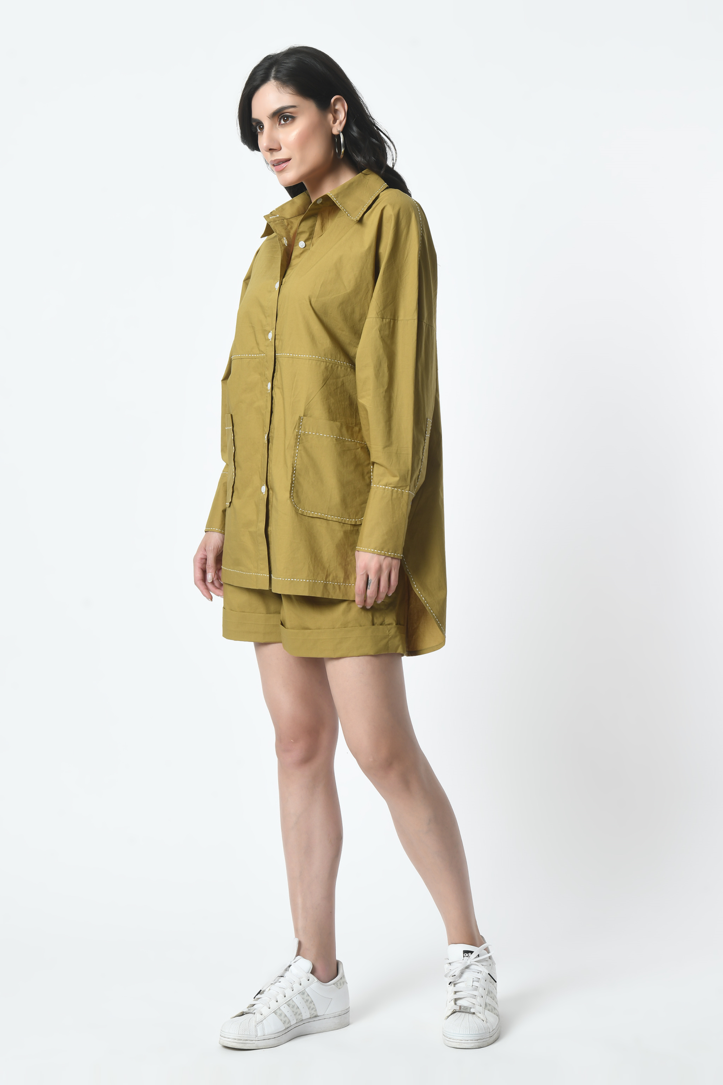 Coord Set for Women, Coord Set with Shorts, Casual Wear Coord Set, Night Wear Coord Set, Full Sleeve Coord Set, Sunanta Madaan