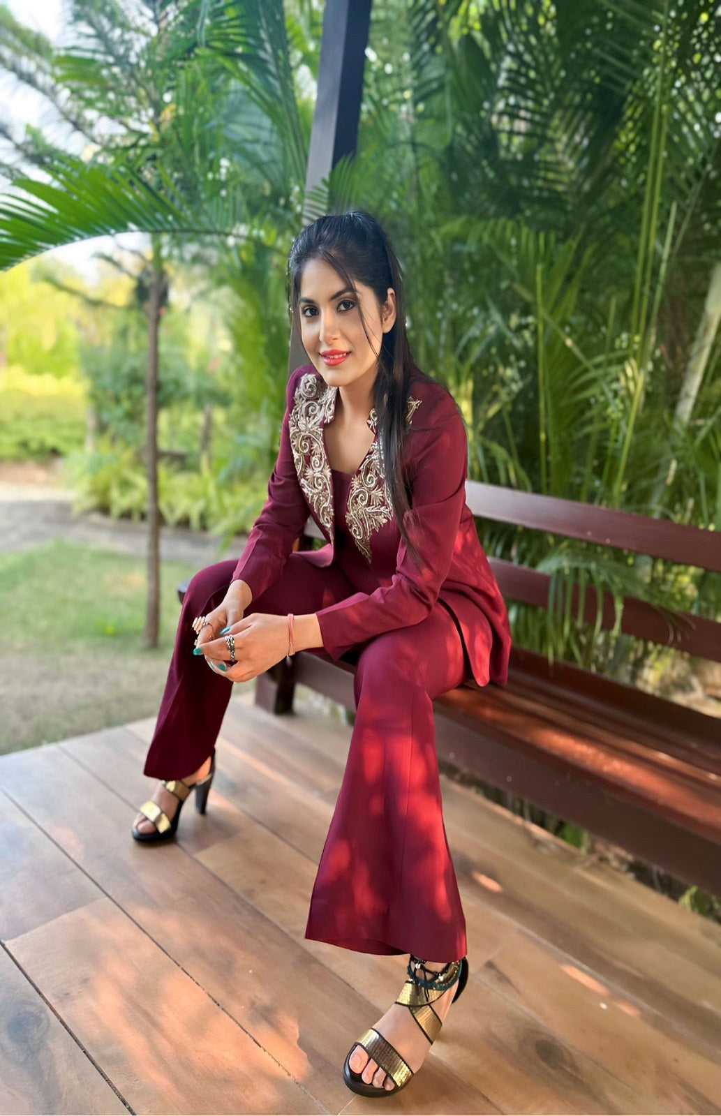 Saloni Thakkar in Sunanta Madaan - Designer Blazer Set