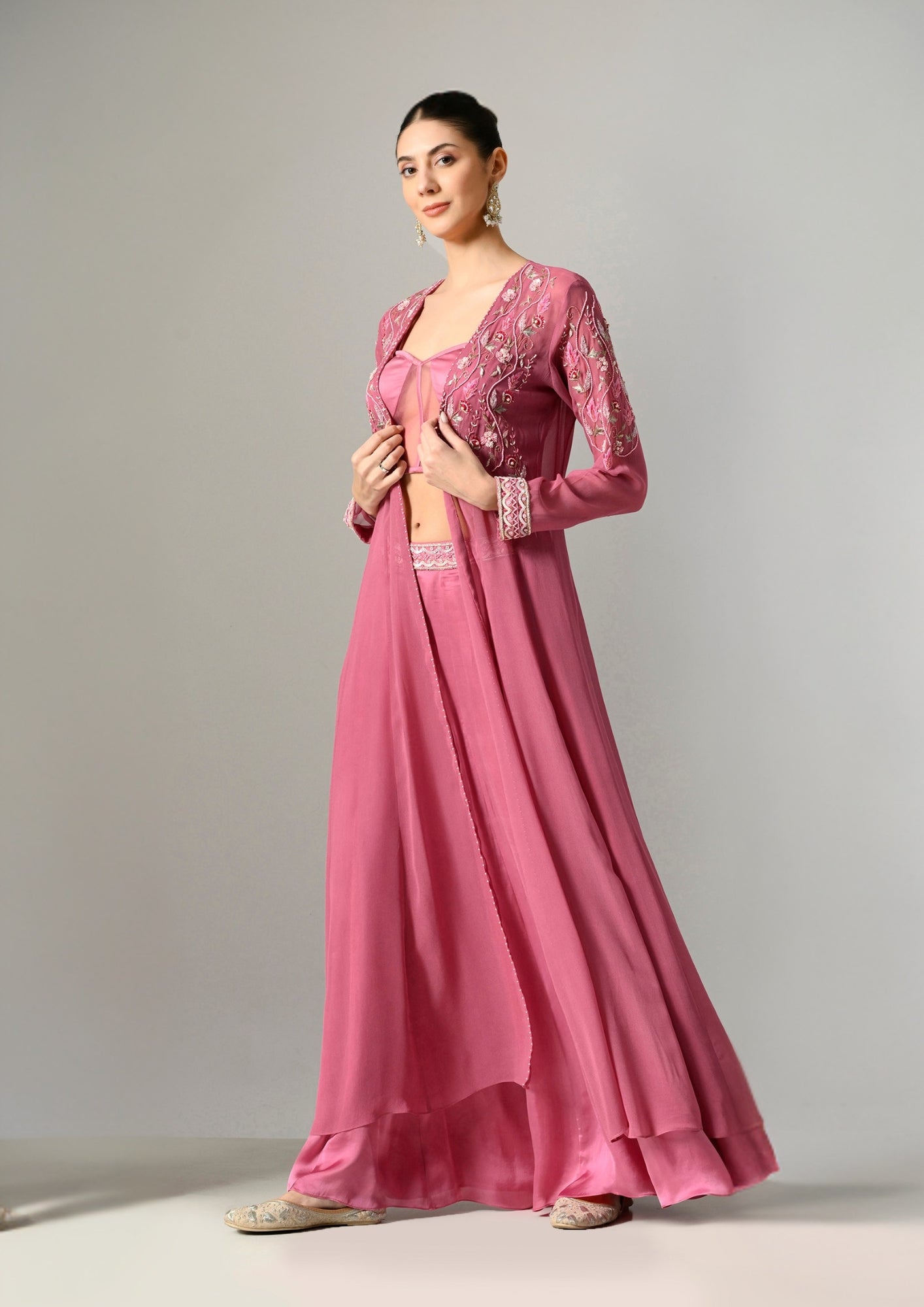 Designer Indo-Western Sharara, Cocktail Party Wear Sharara, Festive Wear Sharara Set, Wedding Wear Sharara, Sunanta Madaan, Near Me, sharara lehenga, party sharara dress, gharara and sharara, sharara with crop top, Kajol Party Wear, 