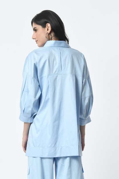 Long Back Shirt, Casual Shirt for Women, Office party wear shirt for women, party wear shirt for women, cotton shirt for women, light color shirt for women, Sunanta Madaan